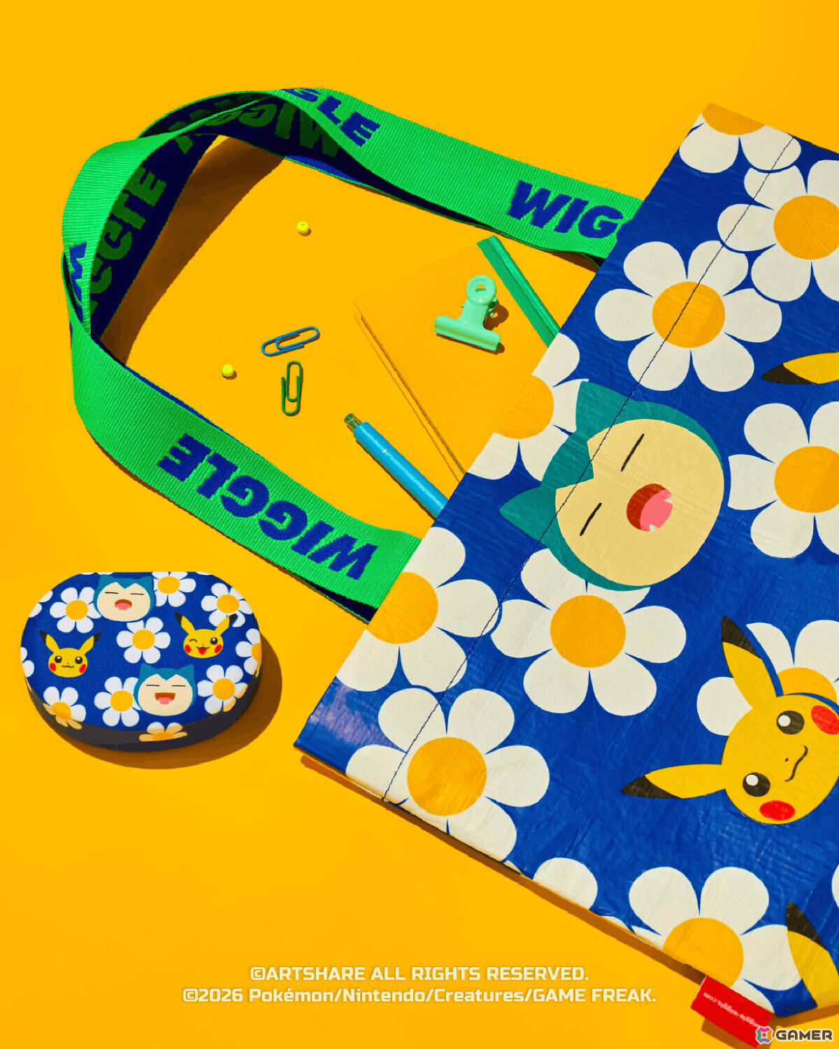 wiggle wiggleのポケモンデザインアイテムが登場！ピカチュウ、メタモン、カビゴン、イーブイのフード付きパジャマセットなどがラインナップの画像