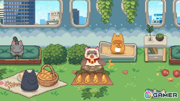 猫たちとの旅を楽しむ放置ゲーム「ネコの車掌さん」体験版がSteamで公開!配信コメントと連携した機能も楽しめるの画像