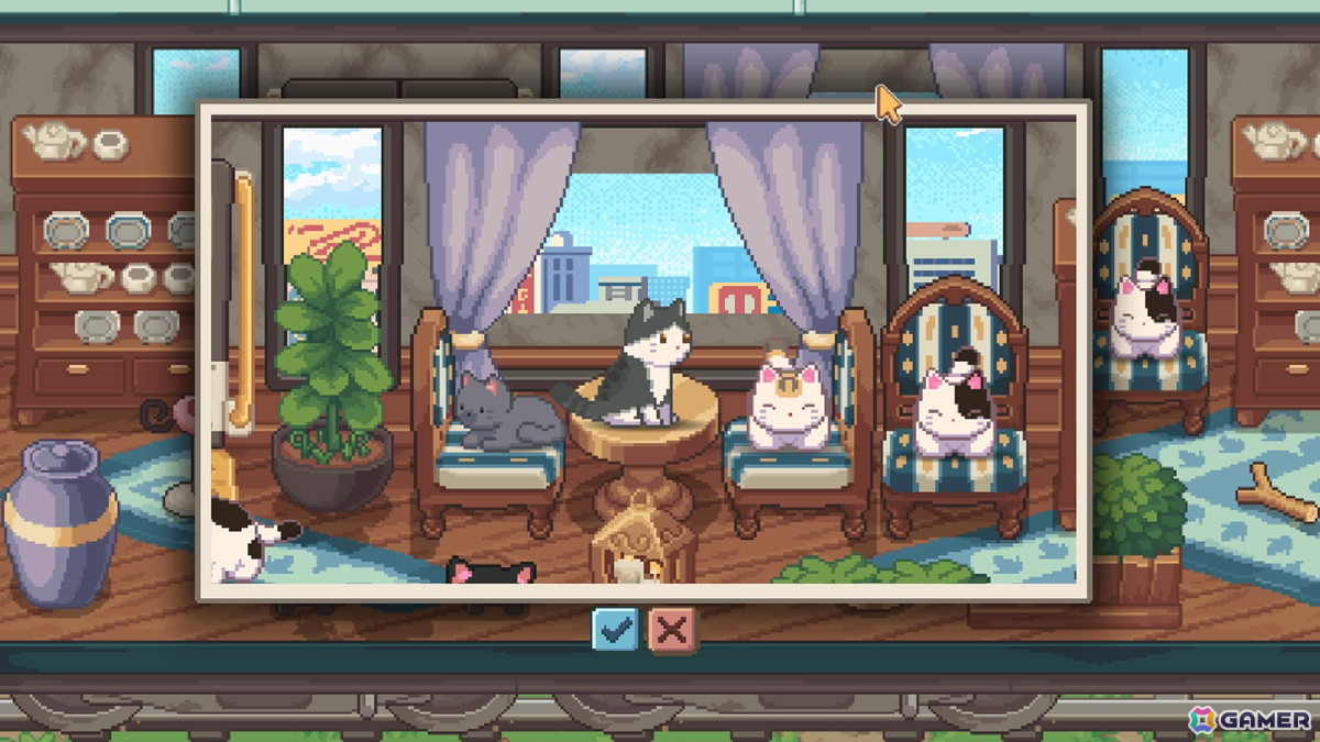 猫たちとの旅を楽しむ放置ゲーム「ネコの車掌さん」体験版がSteamで公開！配信コメントと連携した機能も楽しめるの画像2