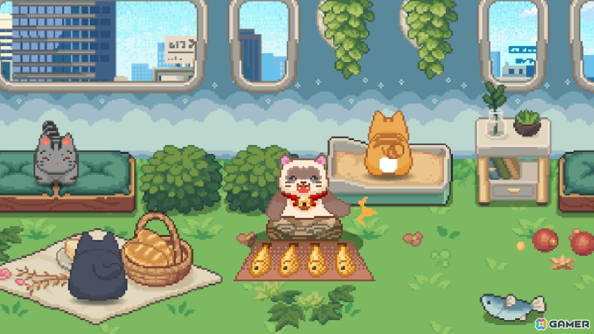 猫たちとの旅を楽しむ放置ゲーム「ネコの車掌さん」体験版がSteamで公開！配信コメントと連携した機能も楽しめるの画像3