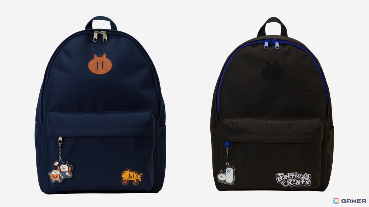 にゃんこ大商店にシンプルかつさりげないデザインの「リュック ネコテンNVY」「リュック TBC BLK」が登場！の画像