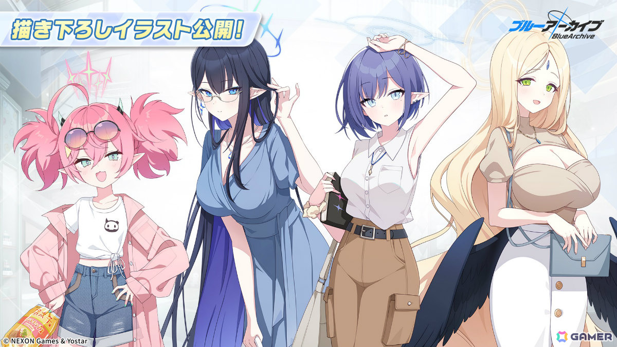 「ブルアカ」コミケ108に描きおろし水着グッズが登場！書店巡回ポップアップやアニメイトフェア、DJフェスツアーの追加公演も発表にの画像