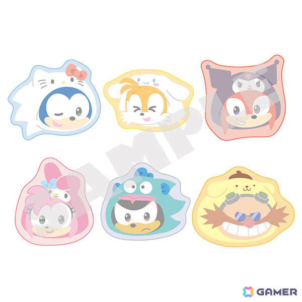 「SONIC ＆ FRIENDS」×「サンリオキャラクターズ」のコラボ商品「ふわふわフィギュア（Enjoy／Relax）」が登場！の画像11
