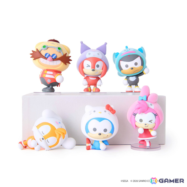 「SONIC ＆ FRIENDS」×「サンリオキャラクターズ」のコラボ商品「ふわふわフィギュア（Enjoy／Relax）」が登場！の画像3