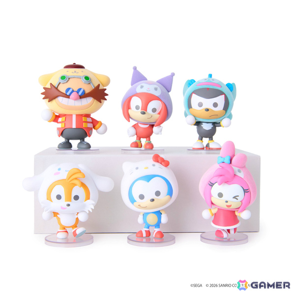 「SONIC ＆ FRIENDS」×「サンリオキャラクターズ」のコラボ商品「ふわふわフィギュア（Enjoy／Relax）」が登場！の画像4