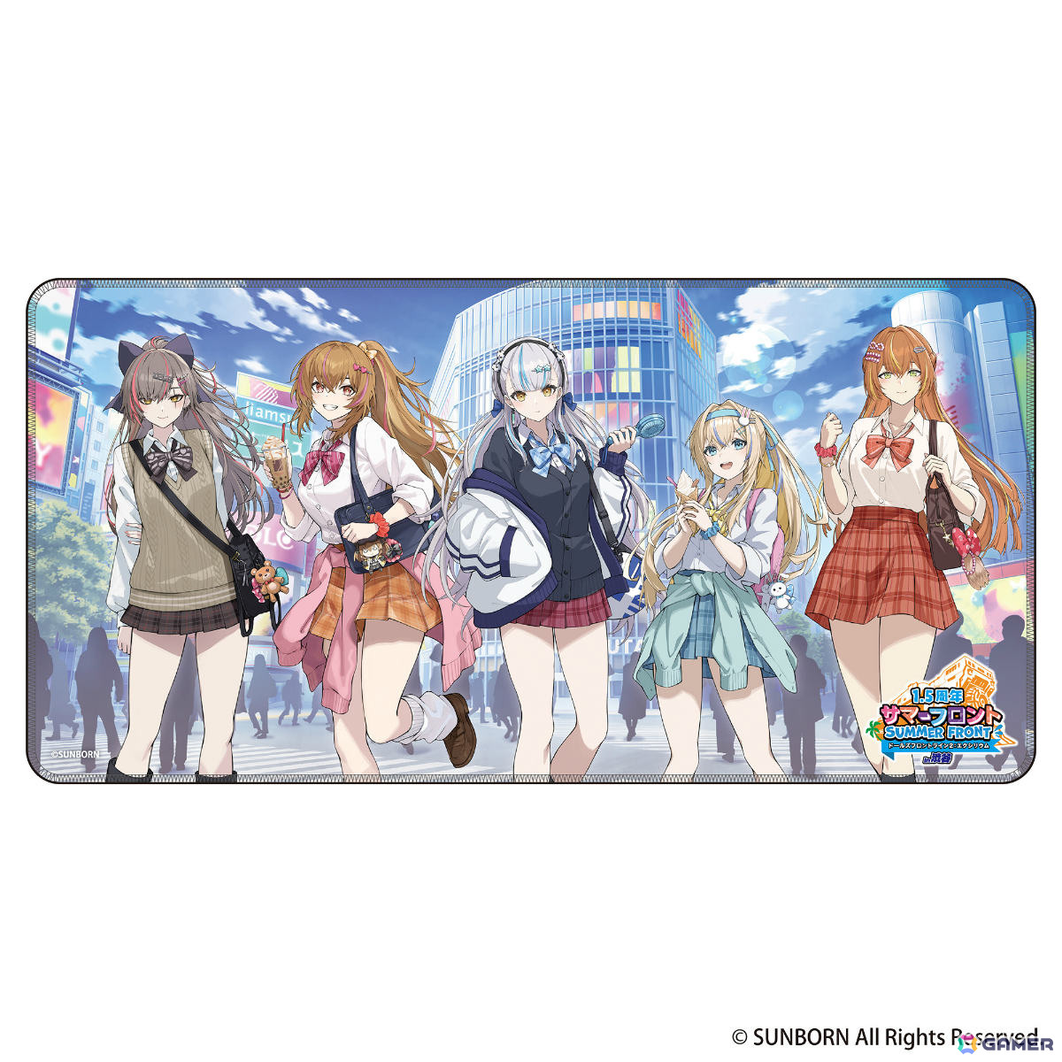 「ドルフロ2」1.5周年を記念したポップアップショップが7月3日より渋谷で開催！ポップでカラフルなグッズや「大物が来たわね。」Tシャツに注目の画像