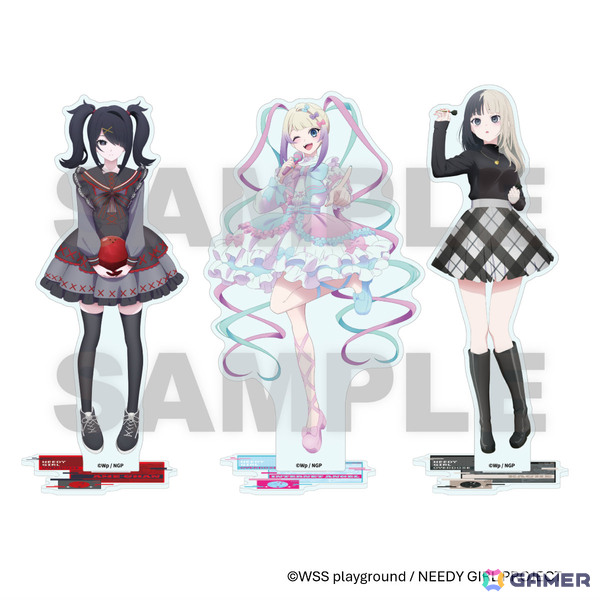 アニメ「NEEDY GIRL OVERDOSE」×ラウンドワンのコラボが6月25日より各店舗で開催！超てんちゃん、あめちゃん、かちぇの描きおろしグッズを販売の画像2