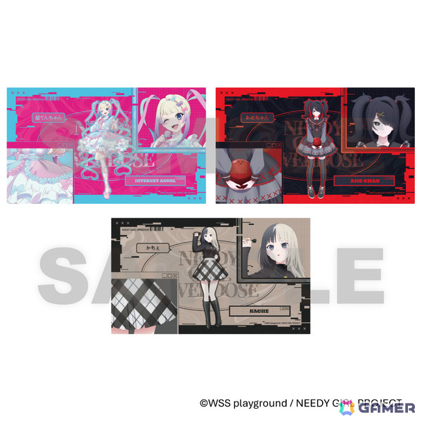 アニメ「NEEDY GIRL OVERDOSE」×ラウンドワンのコラボが6月25日より各店舗で開催！超てんちゃん、あめちゃん、かちぇの描きおろしグッズを販売の画像7