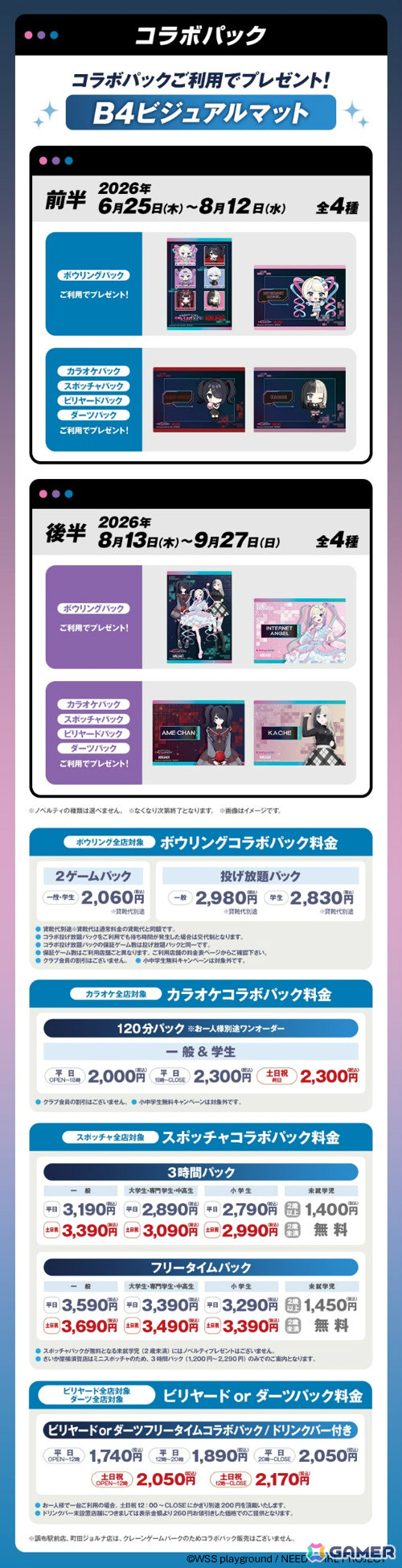 アニメ「NEEDY GIRL OVERDOSE」×ラウンドワンのコラボが6月25日より各店舗で開催!超てんちゃん、あめちゃん、かちぇの描きおろしグッズを販売の画像