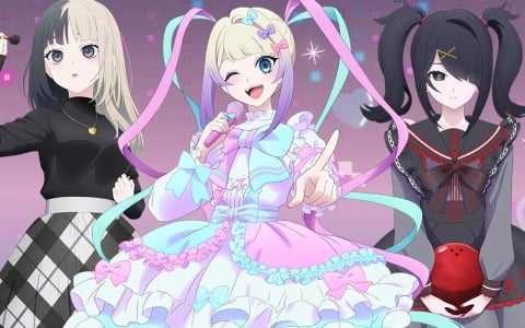 アニメ「NEEDY GIRL OVERDOSE」×ラウンドワンのコラボが6月25日より各店舗で開催！超てんちゃん、あめちゃん、かちぇの描きおろしグッズを販売の画像