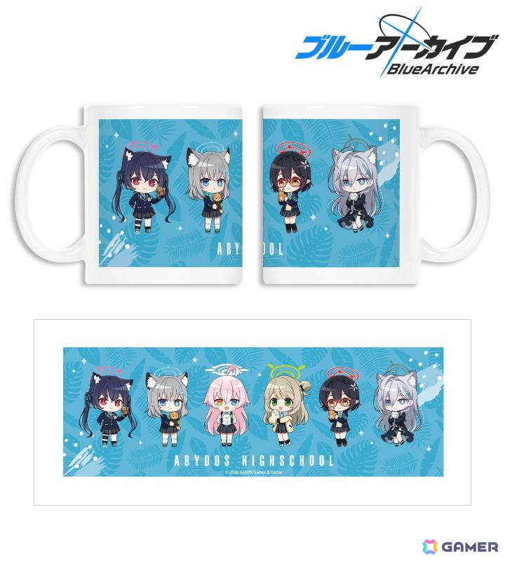「ブルアカ」と東武動物公園のコラボアイテムの受注がスタート！描き起こしイラストを使用したTシャツやBIGタペストリーなどがラインナップの画像