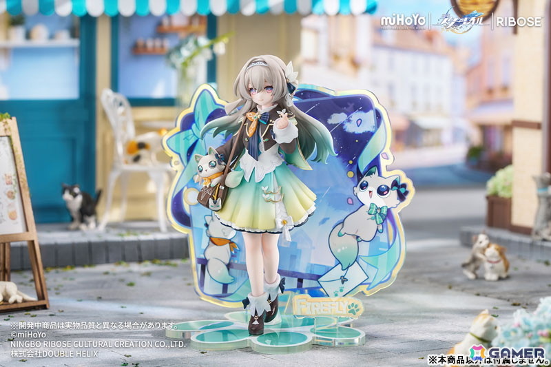 「崩壊：スターレイル」愛らしい猫耳スタイルが特徴の「ちびねこシリーズ」にホタルが登場！キュートなデフォルメとホタルの魅力を詰め込んだアイテムにの画像