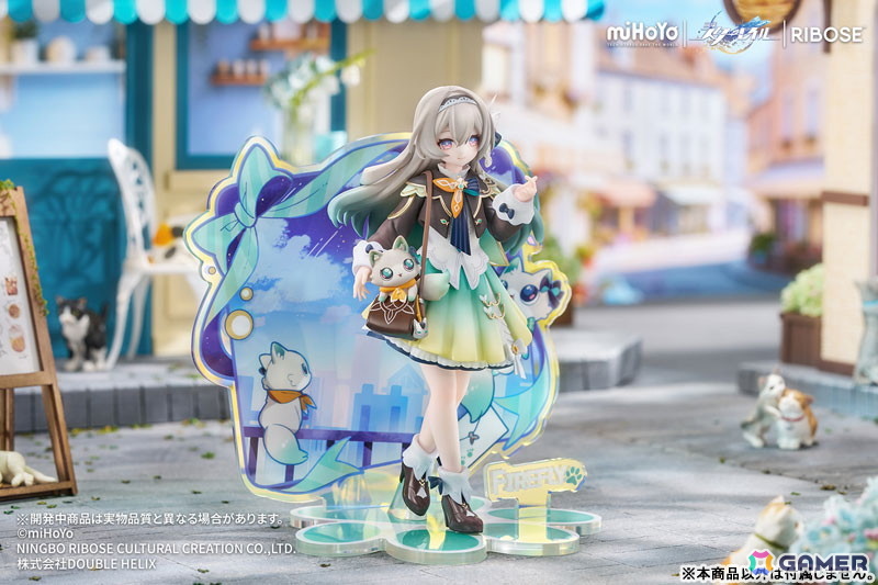 「崩壊：スターレイル」愛らしい猫耳スタイルが特徴の「ちびねこシリーズ」にホタルが登場！キュートなデフォルメとホタルの魅力を詰め込んだアイテムにの画像