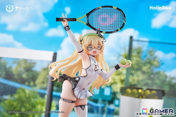 「アズレン」バッチがスキン「絢爛なるスポーツスター」の姿でフィギュア化！弾けるような笑顔と躍動感のあるポージングが魅力的に再現の画像1
