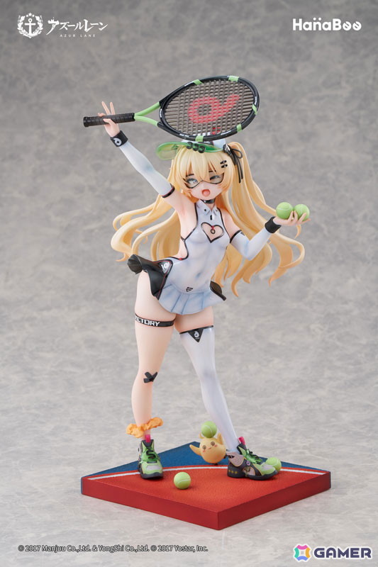 「アズレン」バッチがスキン「絢爛なるスポーツスター」の姿でフィギュア化！弾けるような笑顔と躍動感のあるポージングが魅力的に再現の画像3