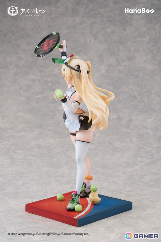 「アズレン」バッチがスキン「絢爛なるスポーツスター」の姿でフィギュア化！弾けるような笑顔と躍動感のあるポージングが魅力的に再現の画像4