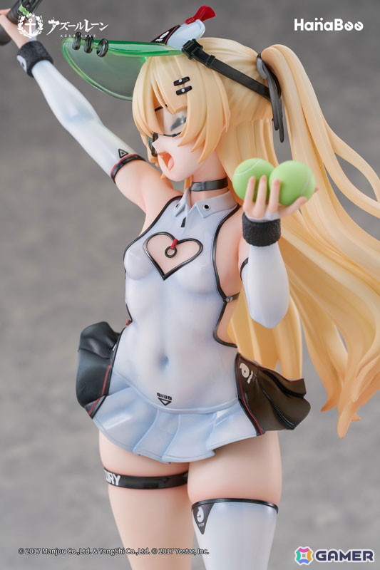 「アズレン」バッチがスキン「絢爛なるスポーツスター」の姿でフィギュア化！弾けるような笑顔と躍動感のあるポージングが魅力的に再現の画像7