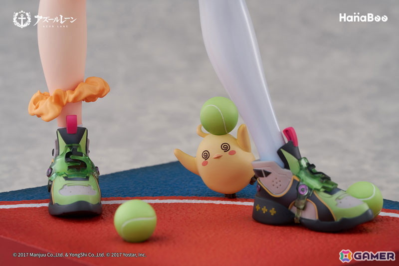 「アズレン」バッチがスキン「絢爛なるスポーツスター」の姿でフィギュア化!弾けるような笑顔と躍動感のあるポージングが魅力的に再現の画像