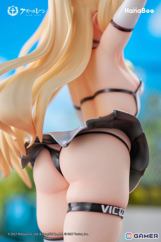 「アズレン」バッチがスキン「絢爛なるスポーツスター」の姿でフィギュア化!弾けるような笑顔と躍動感のあるポージングが魅力的に再現の画像