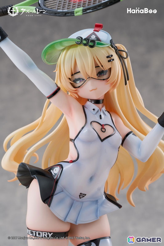 「アズレン」バッチがスキン「絢爛なるスポーツスター」の姿でフィギュア化!弾けるような笑顔と躍動感のあるポージングが魅力的に再現の画像