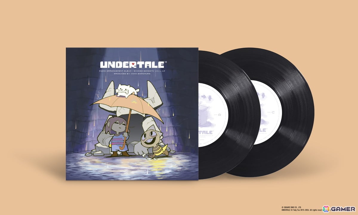 「UNDERTALE」×「SQUARE ENIX」コラボ第四弾！2つのアレンジアルバムがアナログレコードとして9月9日に発売決定の画像