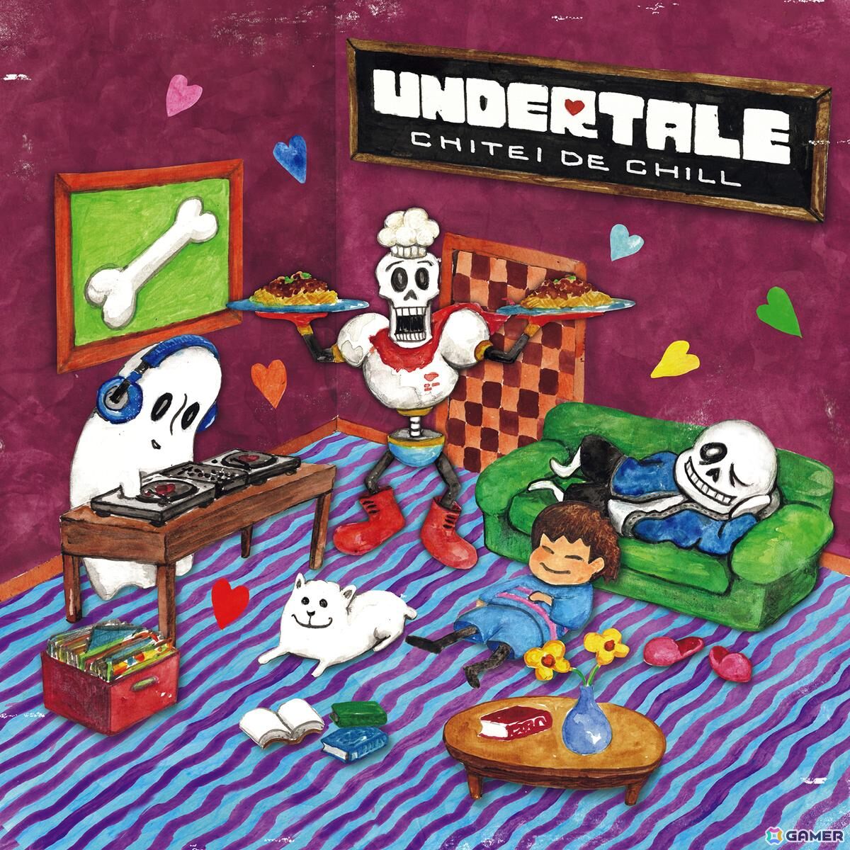「UNDERTALE」×「SQUARE ENIX」コラボ第四弾！2つのアレンジアルバムがアナログレコードとして9月9日に発売決定の画像
