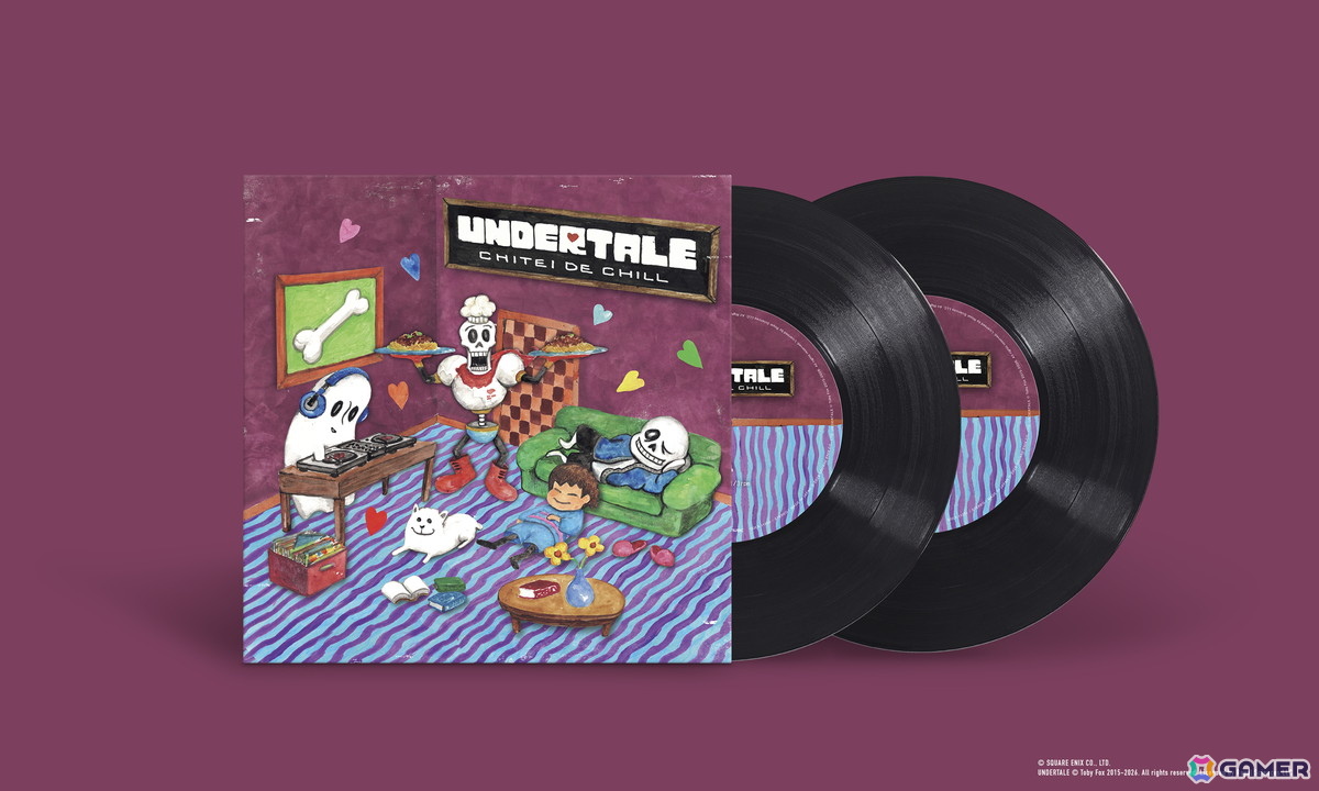「UNDERTALE」×「SQUARE ENIX」コラボ第四弾！2つのアレンジアルバムがアナログレコードとして9月9日に発売決定の画像