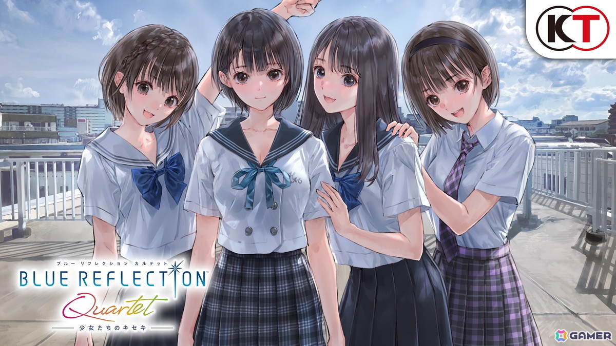 「BLUE REFLECTION Quartet: 少女たちのキセキ」の魅力を詰め込んだPV2が公開！岸田メルさん描き下ろしの新規イラストもの画像