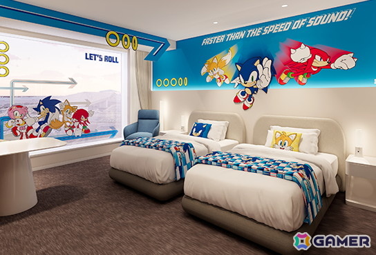 「ソニック」韓国・仁川の統合型リゾート「パラダイスシティ」とのコラボ「SONIC CHECK IN ADVENTURE」が開催！の画像