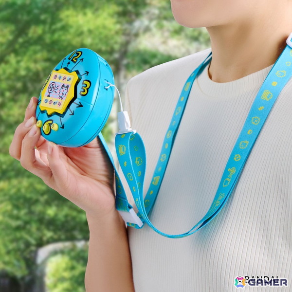 初代たまごっちを再現した「たまごっち ハンディファン」が7月上旬に発売！トップパネルは付属のアレンジシールで自分好みにカスタマイズできるの画像4
