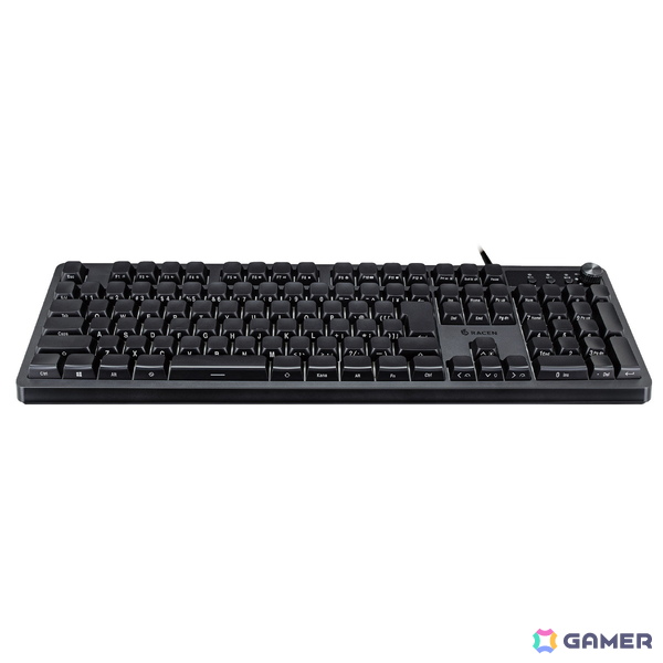 「RACEN メンブレン式ゲーミングキーボード Blink」が近日発売!音量調整ダイヤルや側面印字キーキャップを採用の画像