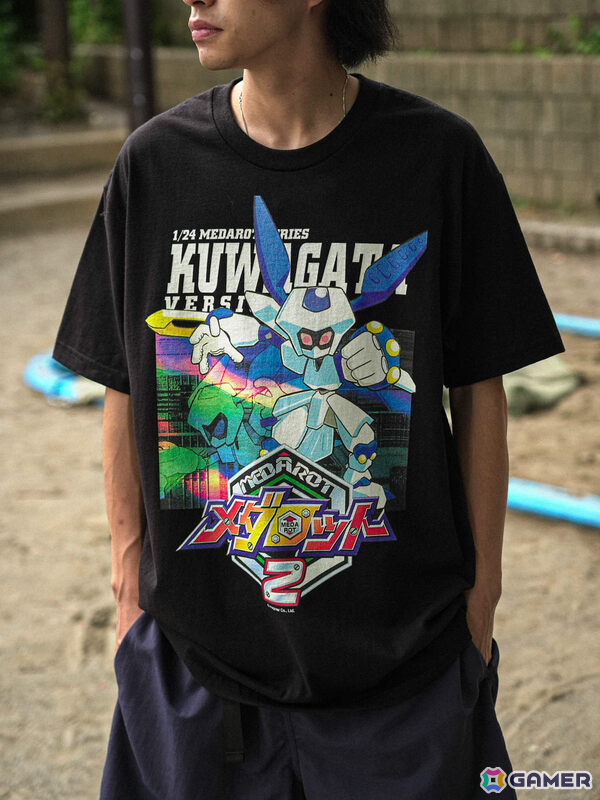 DANと「メダロット2」による公式コラボTシャツの受注販売が開始!1999年当時のゲームパッケージを再現、味わい深く経年変化していくの画像