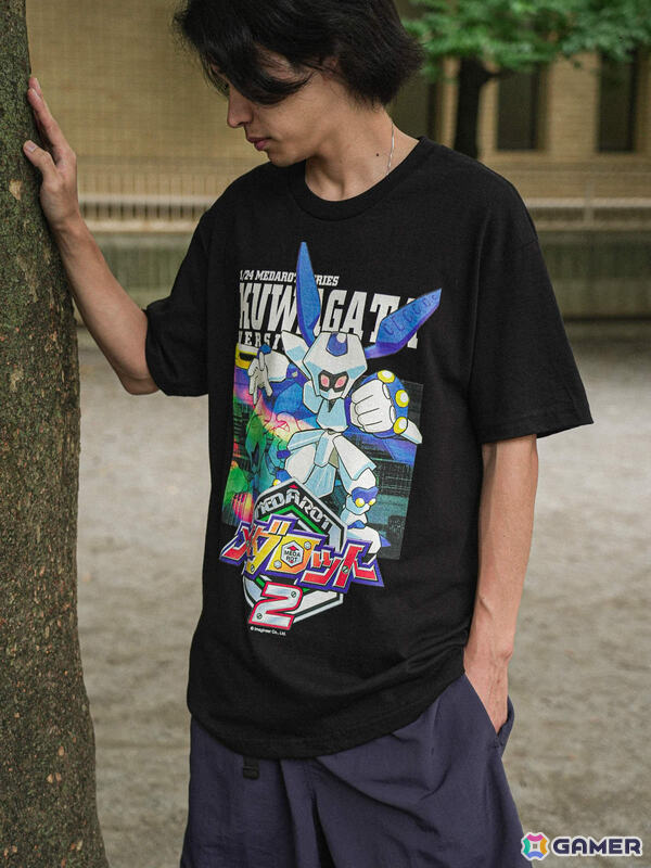 DANと「メダロット2」による公式コラボTシャツの受注販売が開始!1999年当時のゲームパッケージを再現、味わい深く経年変化していくの画像