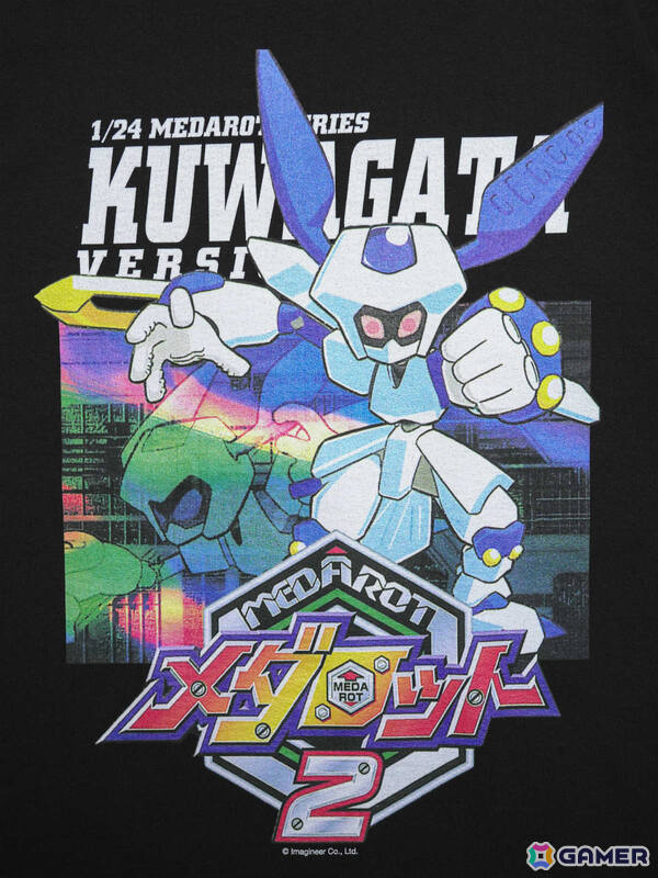 DANと「メダロット2」による公式コラボTシャツの受注販売が開始!1999年当時のゲームパッケージを再現、味わい深く経年変化していくの画像