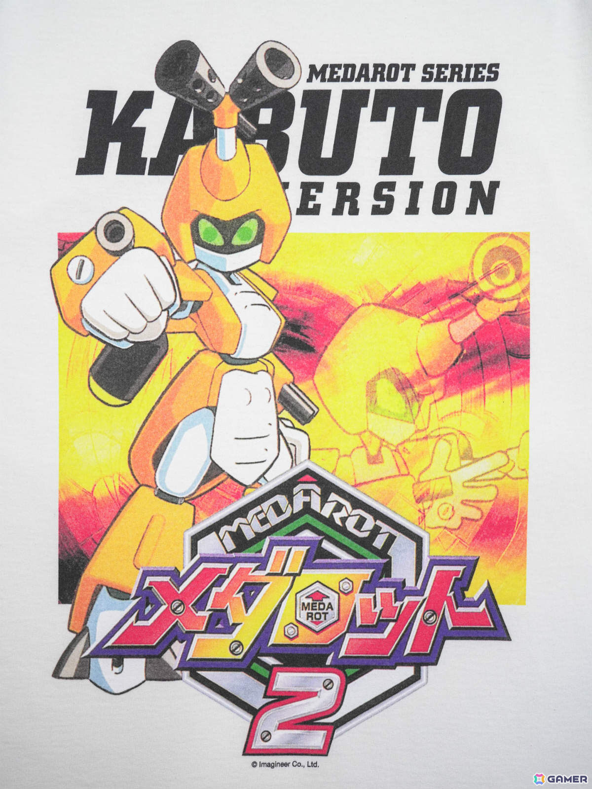 DANと「メダロット2」による公式コラボTシャツの受注販売が開始！1999年当時のゲームパッケージを再現、味わい深く経年変化していくの画像7