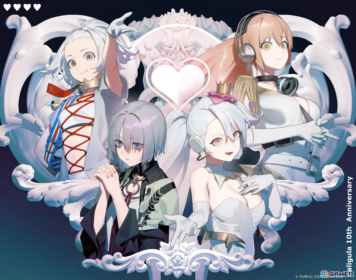 「Caligula-カリギュラ-」シリーズ10周年を記念してSwitch版のワンコインセールが開催!おぐち氏による歴代歌姫の描き下ろしイラストも公開の画像
