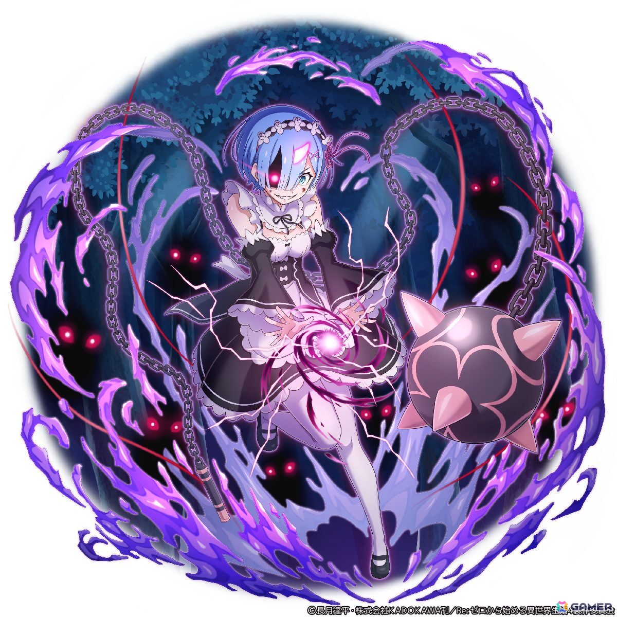 「グラサマ」で「Re:ゼロから始める異世界生活」とのコラボイベント後編がスタート!召喚には鬼化レムとエキドナが登場の画像
