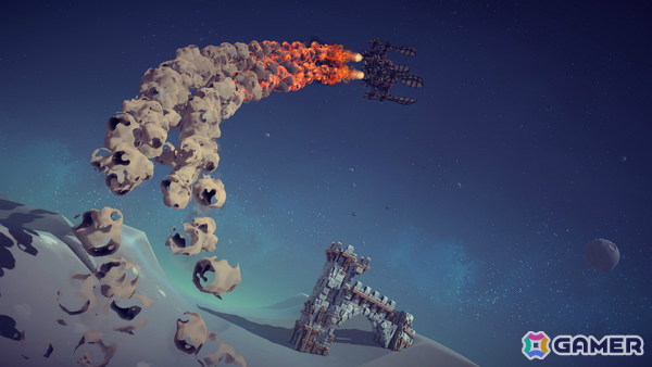 「Besiege」の物理演算を宇宙へ拡張する大型DLC「The Broken Beyond」がSteamで配信!新ブロックや崩壊した恒星系を巡るキャンペーンも収録の画像