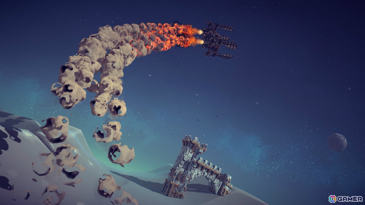 「Besiege」の物理演算を宇宙へ拡張する大型DLC「The Broken Beyond」がSteamで配信！新ブロックや崩壊した恒星系を巡るキャンペーンも収録の画像4