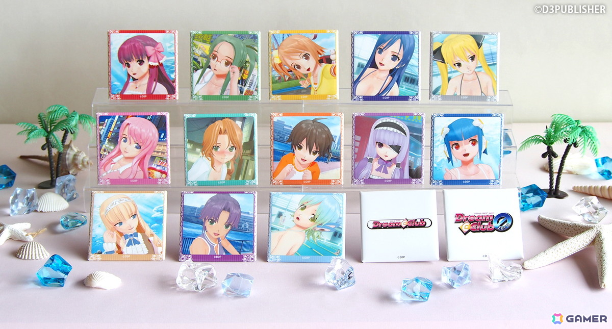 「ドリームクラブ」シリーズのオンラインくじがコトブキヤくじで販売中!コスチューム・ヴィーナス姿のホストガールや思い出のメールやデート写真を使用した景品が登場の画像