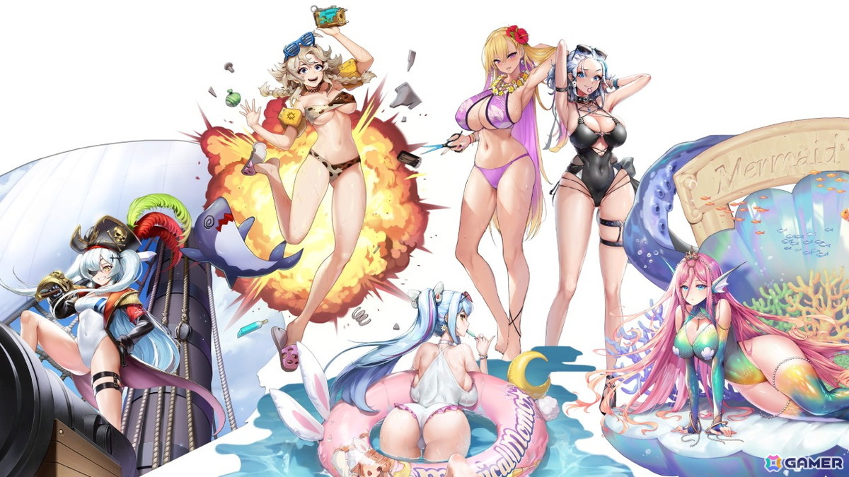（左から）サイクロプスプリンセス、ハイエナ、フレースヴェルグ、宝蓮、ソニア、スカラビア