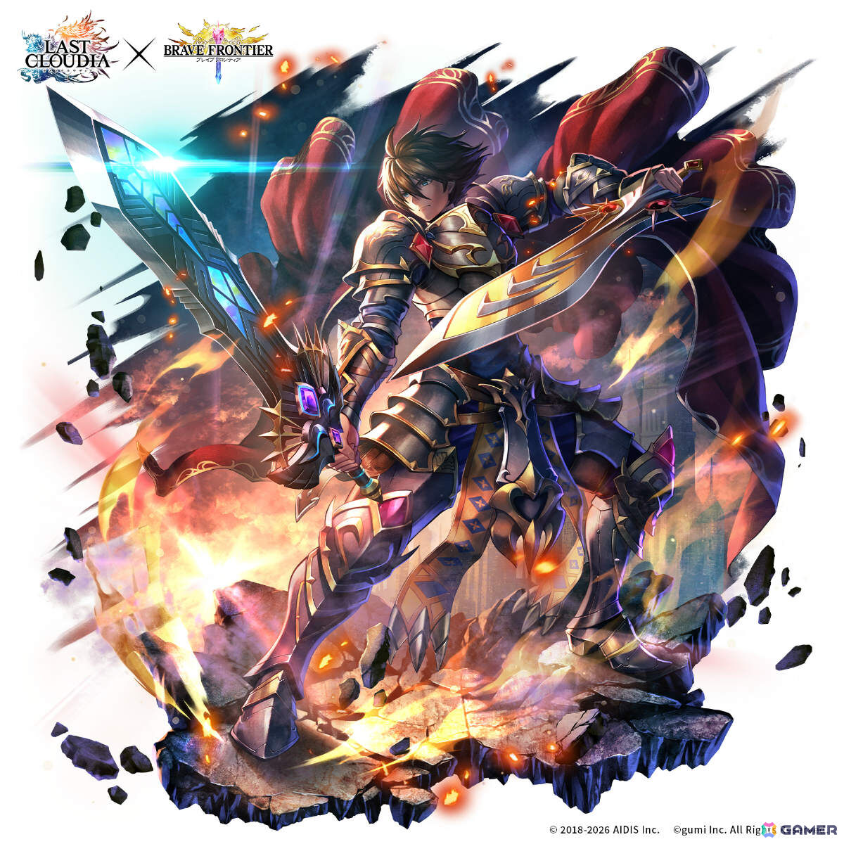 「ラストクラウディア」新ユニット「神託の真騎聖アーク」と新アーク「アクラス召喚院」が登場の「ブレイブ フロンティア」コラボ第2弾が開催！の画像