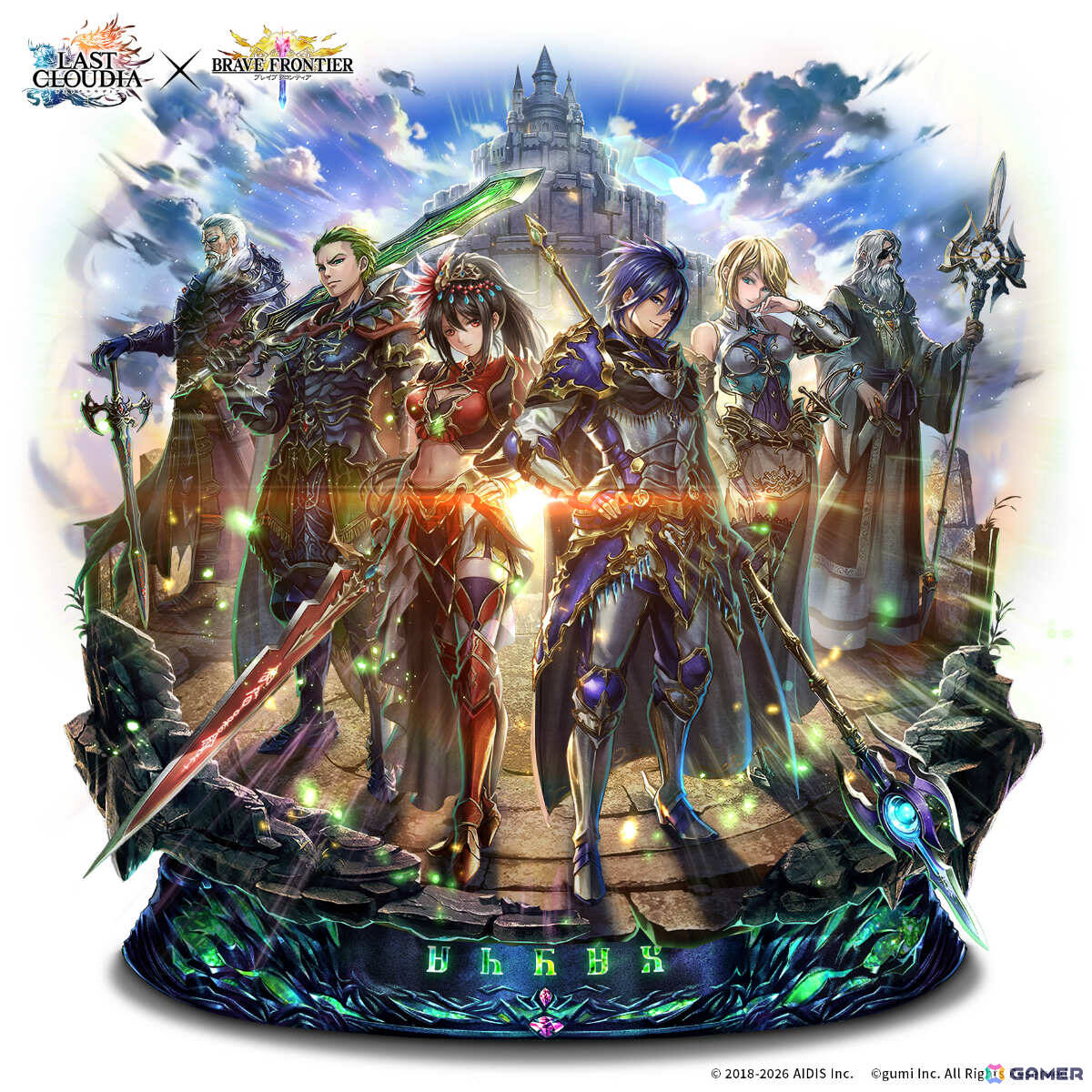 「ラストクラウディア」新ユニット「神託の真騎聖アーク」と新アーク「アクラス召喚院」が登場の「ブレイブ フロンティア」コラボ第2弾が開催！の画像