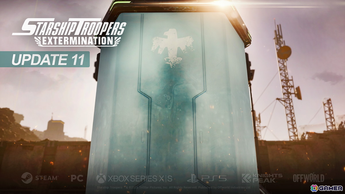 「Starship Troopers: Extermination」に兵士の能力を強化する“フィールドシャワー”が登場！アップデート11が配信の画像