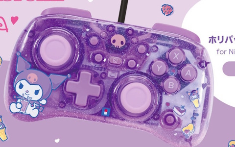 クロミとシナモロールがデザインされたSwitch2向け「ホリパッド TURBO ミニ」＆「ぷっくり ハイブリッドポーチ」が8月に発売！