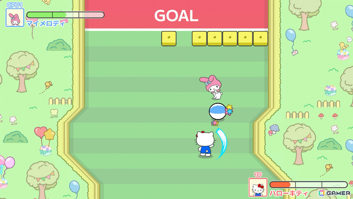 はちゃめちゃスポーツゲーム「サンリオキャラクターズ スマッシュフェスタ！」にオンライン対戦が実装！の画像