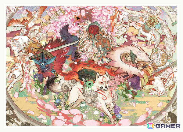20周年を迎えた「大神」シリーズとイラストレーター・とびはち氏がコラボ！パブミラーなどをラインナップしたオンラインくじが登場の画像3
