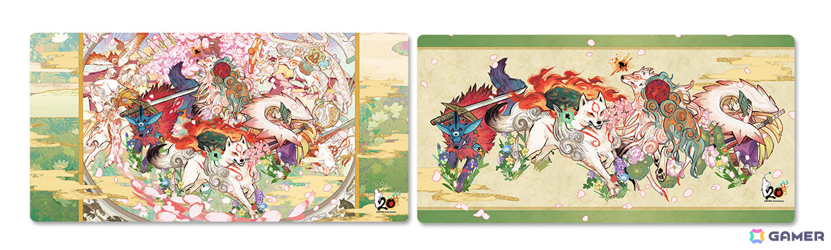 20周年を迎えた「大神」シリーズとイラストレーター・とびはち氏がコラボ！パブミラーなどをラインナップしたオンラインくじが登場の画像
