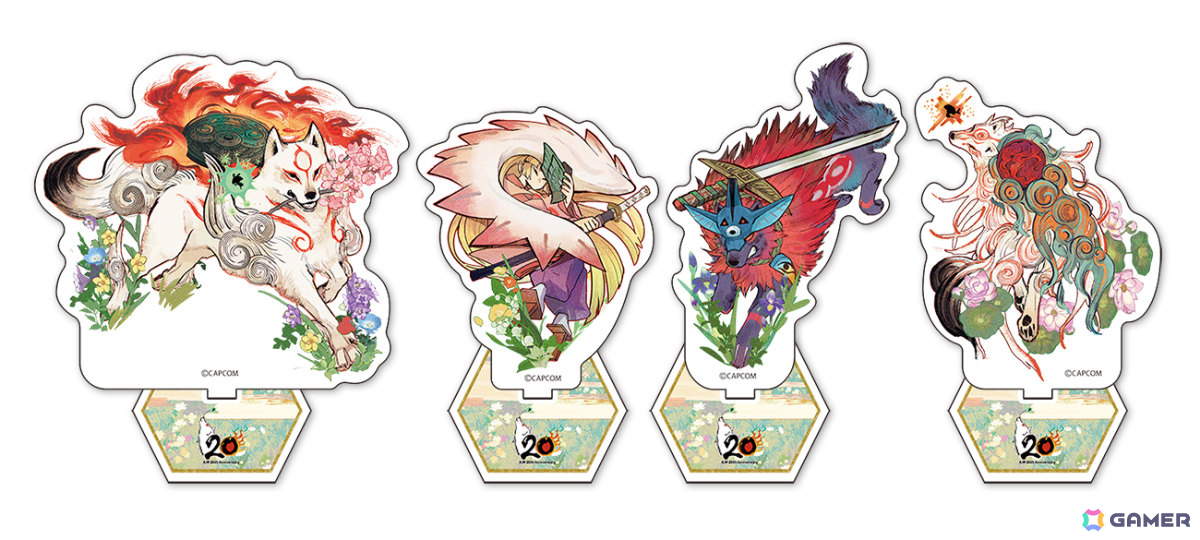 20周年を迎えた「大神」シリーズとイラストレーター・とびはち氏がコラボ！パブミラーなどをラインナップしたオンラインくじが登場の画像