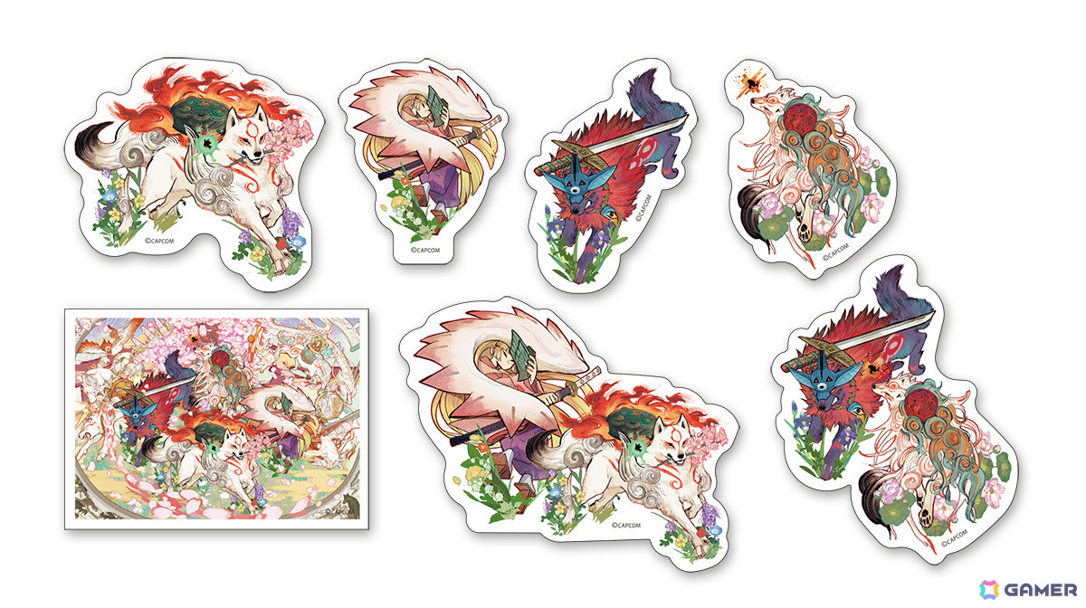 20周年を迎えた「大神」シリーズとイラストレーター・とびはち氏がコラボ！パブミラーなどをラインナップしたオンラインくじが登場の画像